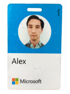 My Microsoft smart card front